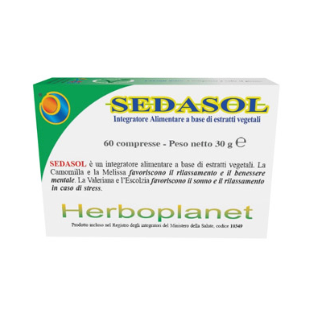 Herboplanet Sedasol Integratore Per Rilassamento 60 Compresse