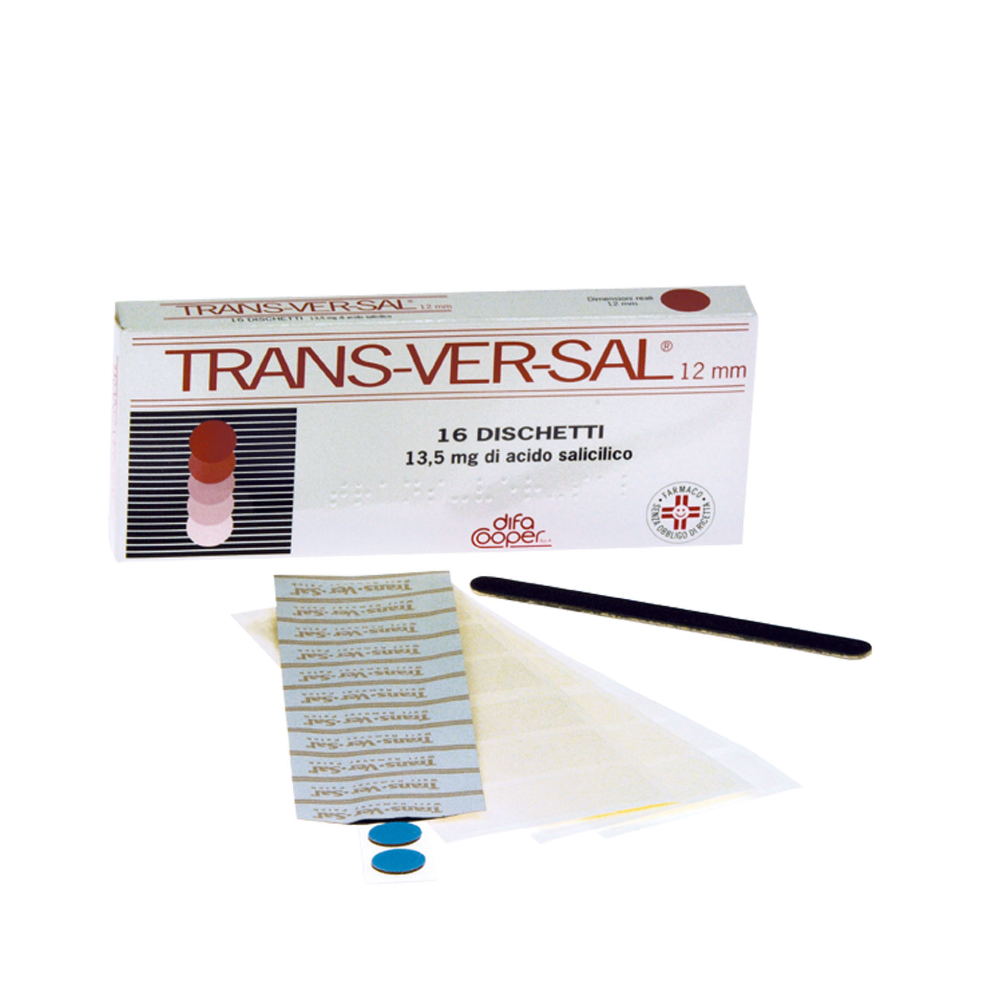 Transversal Cerotti 12mm Trattamento Verruche E Calli 16 Cerotti