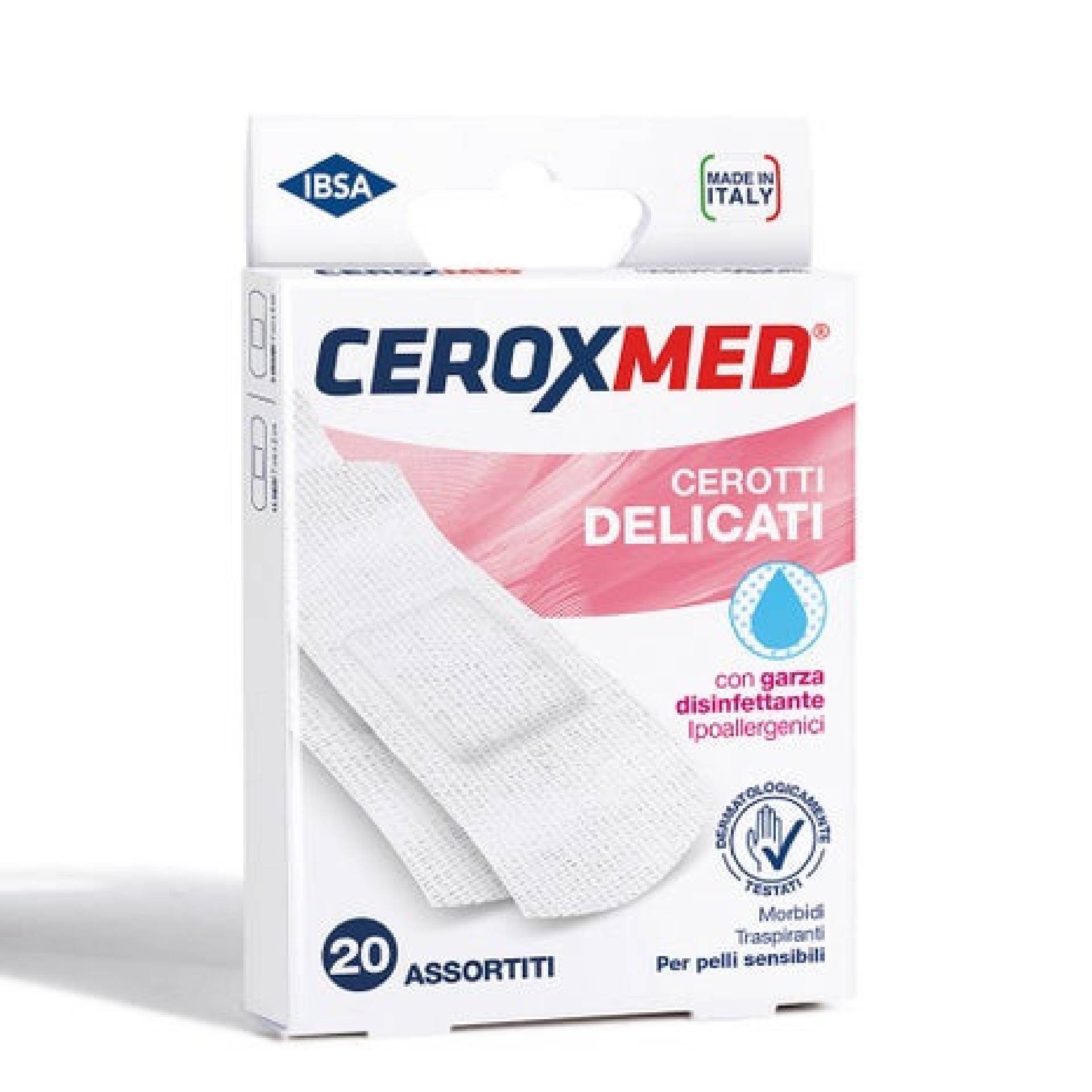 Ceroxmed Cerotti Delicati Assortiti 40 Pezzi