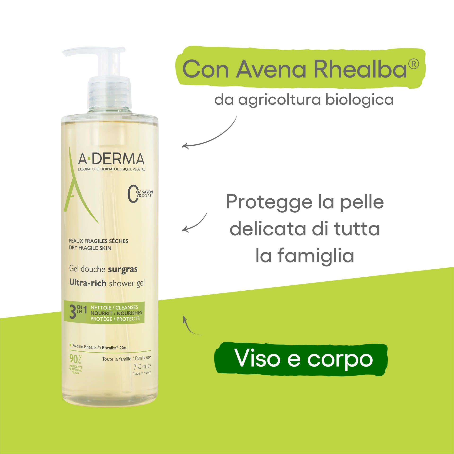 image - 950037768 - Gel doccia surgras delicato che deterge, nutre e protegge la pelle secca e fragile, contrastando la secchezza già sotto la doccia. - 4866179_12.jpg