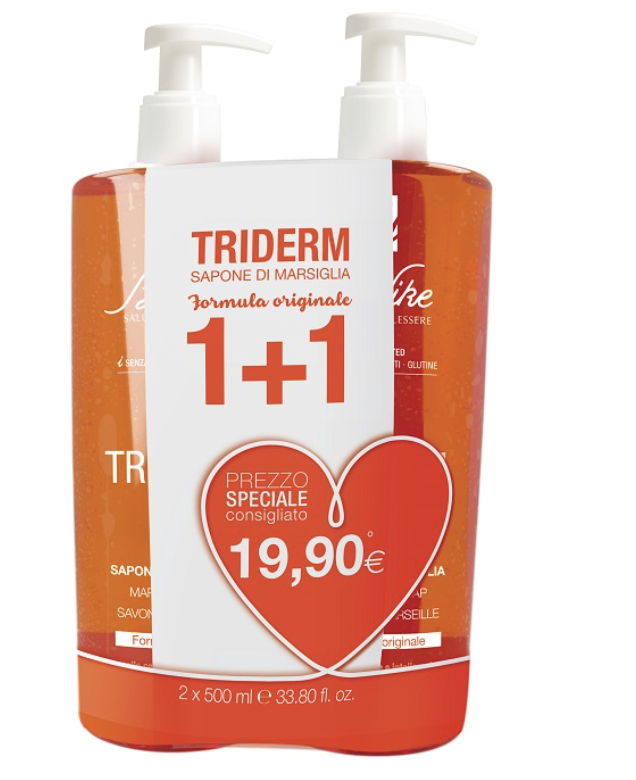 972140786 - TRIDERM SAPONE DI MARSIGLIA BIPACK 2 FLACONI DA 500 ML - 7883473_1.png
