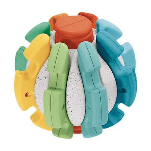 image - 981536307 - Palla educativa con 10 pezzi colorati da assemblare in una palla rotolante o in personaggi fantasiosi, stimolando la creatività dei bambini da 1 a 3 anni. - 4872340_2.jpg
