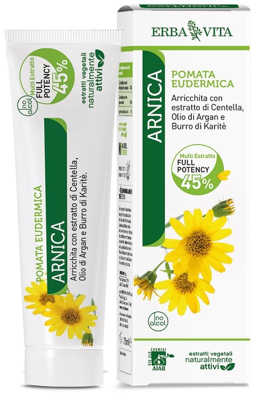 Erba Vita Pomata Eudermica Arnica Per Traumi E Dolori 50ml