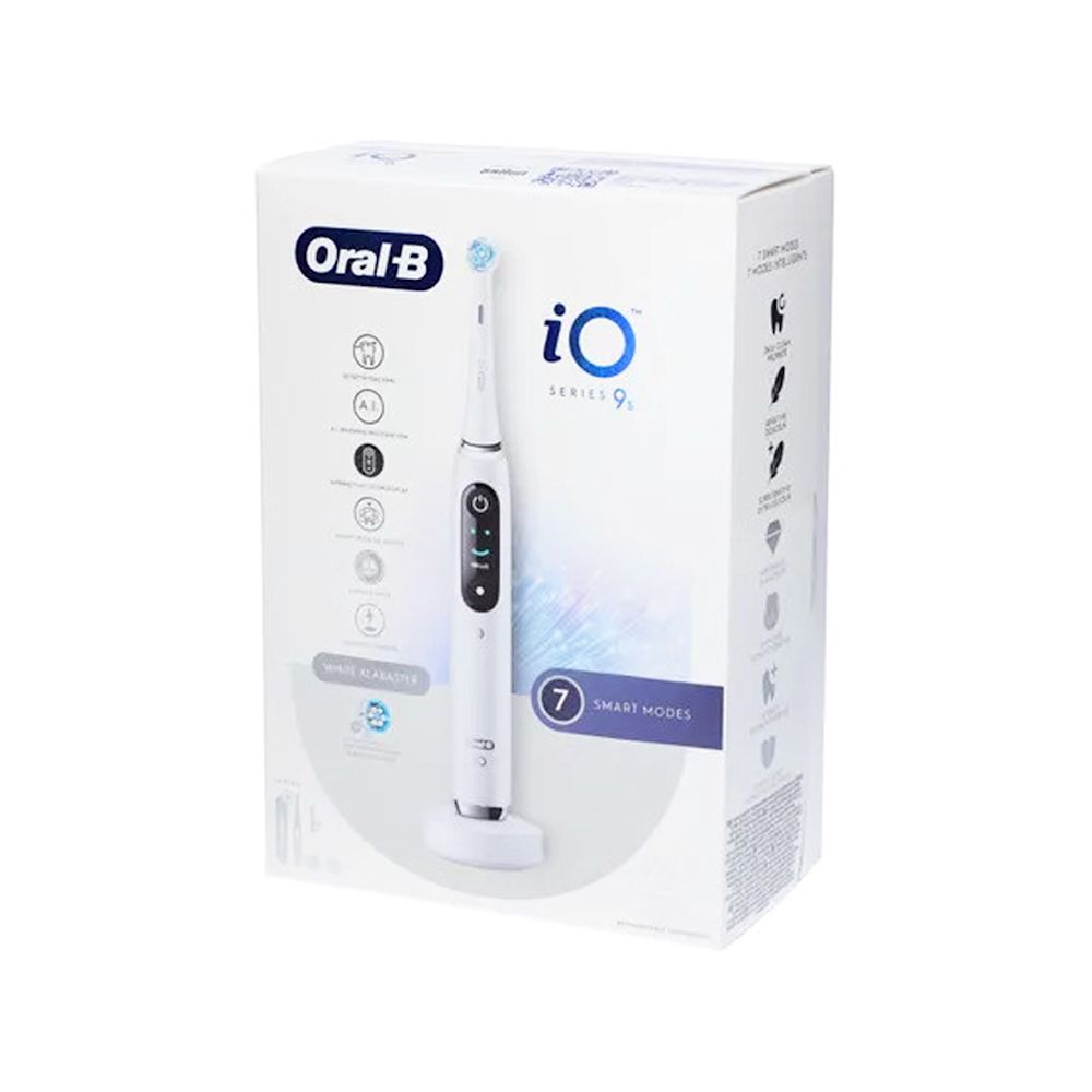 image - 984825125 - ORAL-B IO 9 WHITE SPAZZOLINO ELETTRICO + 2 REFILL TESTINE CON CUSTODIA DA VIAGGIO - 4741376_1.jpg
