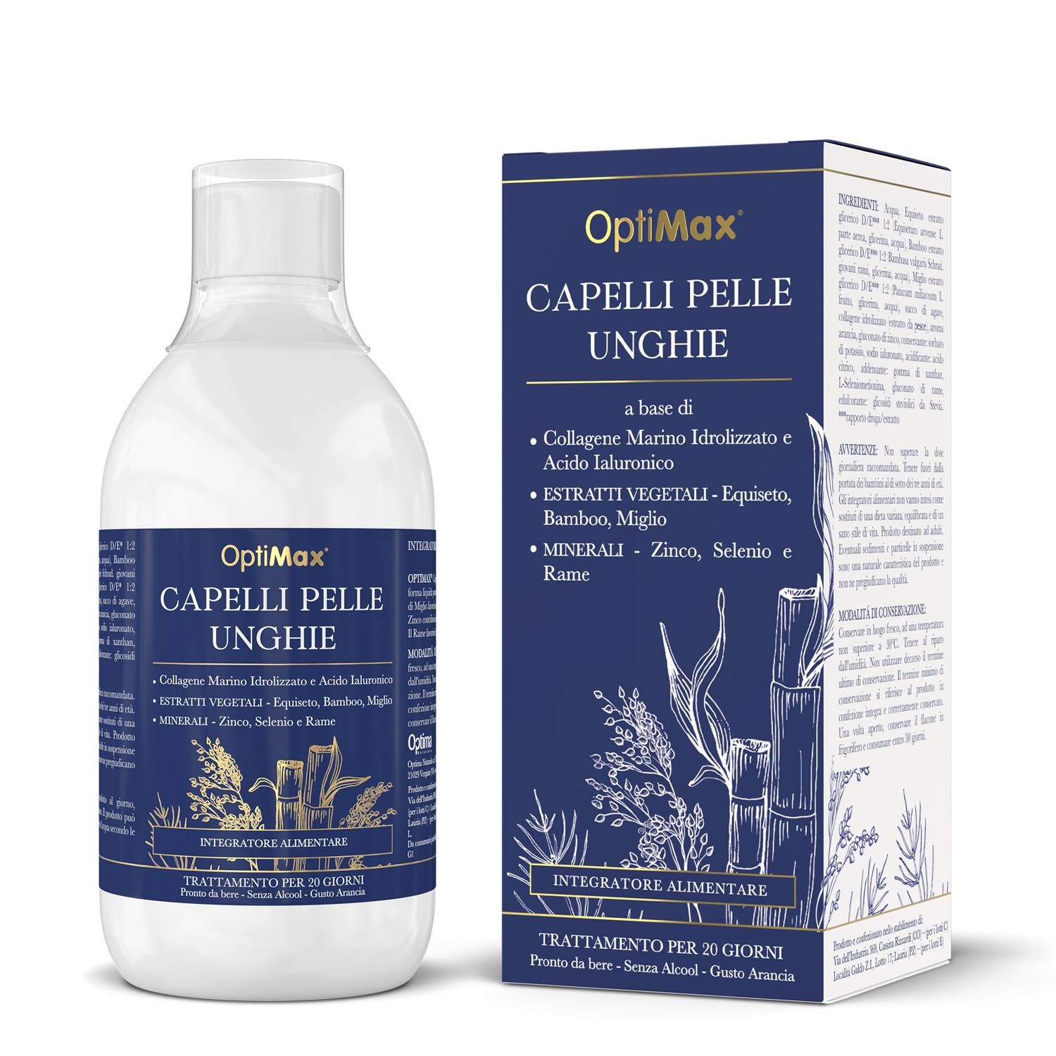 image - 984320275 - Optimax Integratore Capelli Pelle Unghie 500ml - 4740560_3.jpg