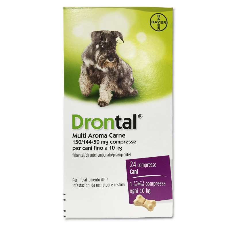 Drontal Trattamento Infestazioni Multi Aroma Carne 6 Compresse Cani