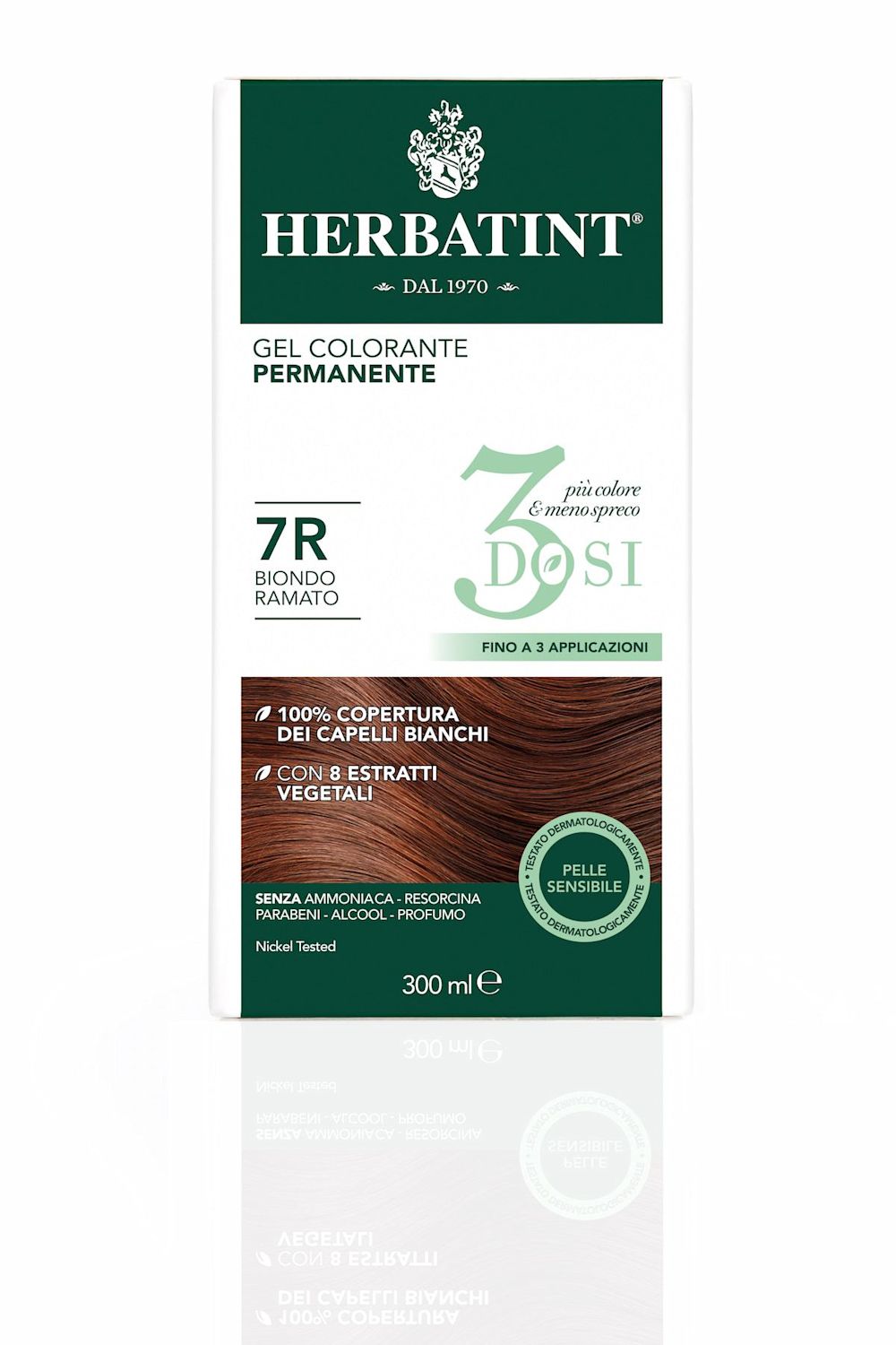 image - 975906850 - Herbatint Gel colorante permanente 3 dosi 7r biondo ramato 300ml - 4732926_3.jpg