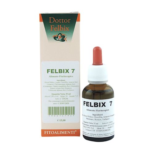 image - 906147792 - Felbix 7 gocce 30ml è un alimento fitoterapico tonico-ricostituente a base di Arancio, Borragine, Crisantemo, Menta rotundifolia, Verbasco e clorofilla, utile per il benessere fisico e mentale. - 4872053_2.jpg