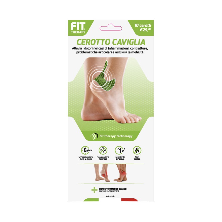 image - 988330938 - Cerotto per caviglia indicato per alleviare dolori da infiammazioni e problematiche articolari; resistente all'acqua, senza farmaci, con applicazione di 5 giorni. - 0007121_2.jpg