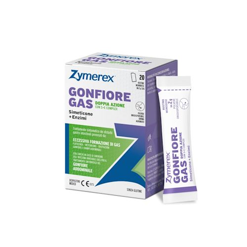 image - 982953655 - ZYMEREX GONFIORE GAS DOPPIA AZIONE CON S+E COMPLEX 20 BUSTINE MONODOSE DA 2 G - 4739182_4.jpg