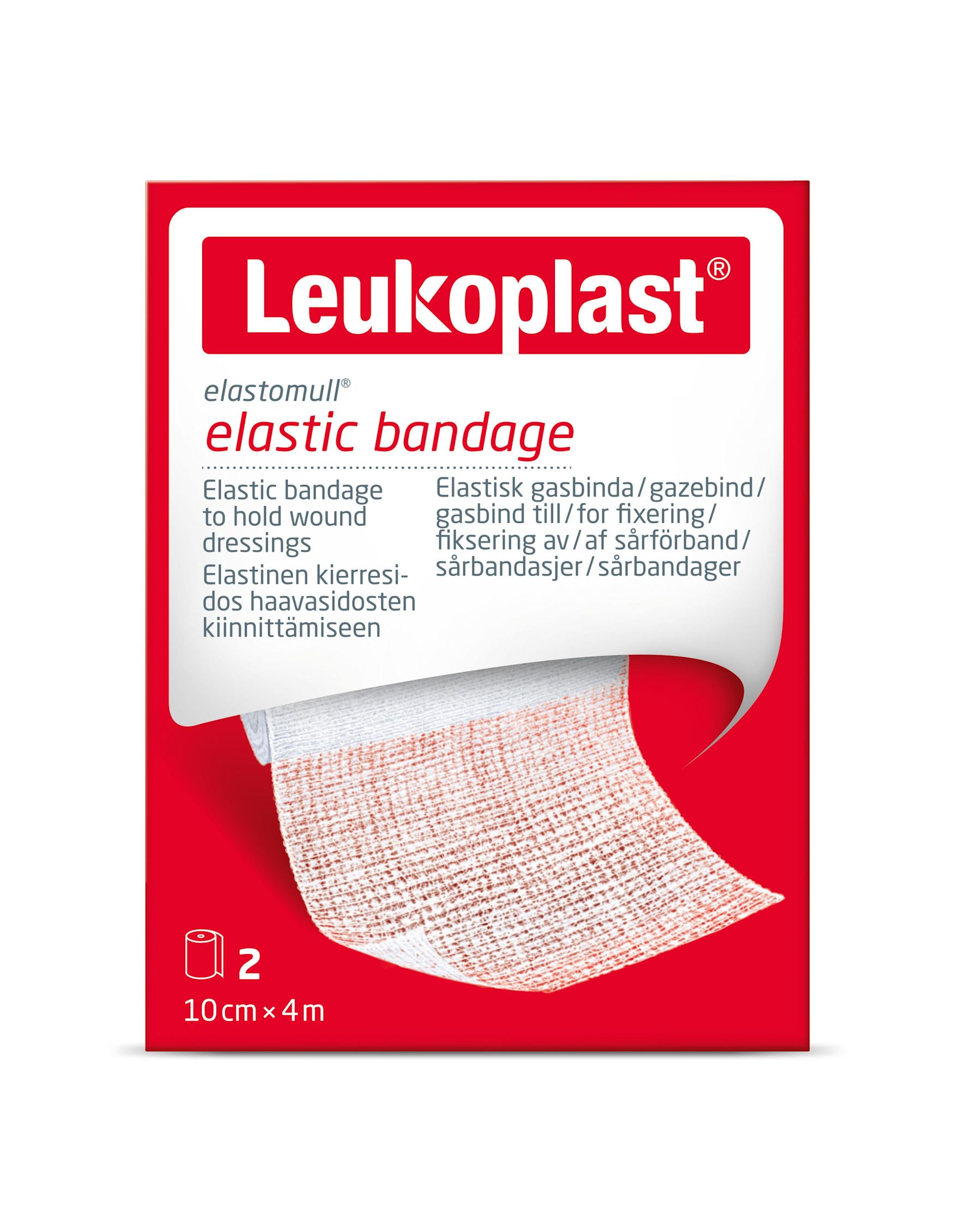 image - 973922824 - Leukoplast Elastomull Benda Elastica 10cmx4m 2 Pezzi - 4730717_3.jpg