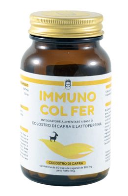 Immuno Col Fer Integratore Colostro Di Capra 60 Capsule