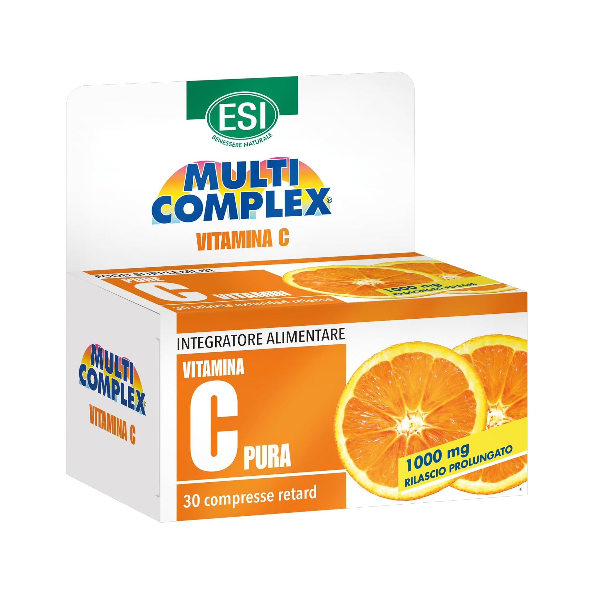 image - 927291260 - ESI MULTICOMPLEX VITAMINA C PURA 1000 MG RETARD 30 COMPRESSE - 7877876_1.jpg