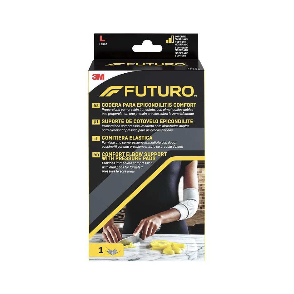 image - 922587427 - Gomitiera elastica con cuscinetti frizionanti per supportare gomiti e avambracci rigidi o doloranti durante le attività quotidiane. - 7891328_2.jpg