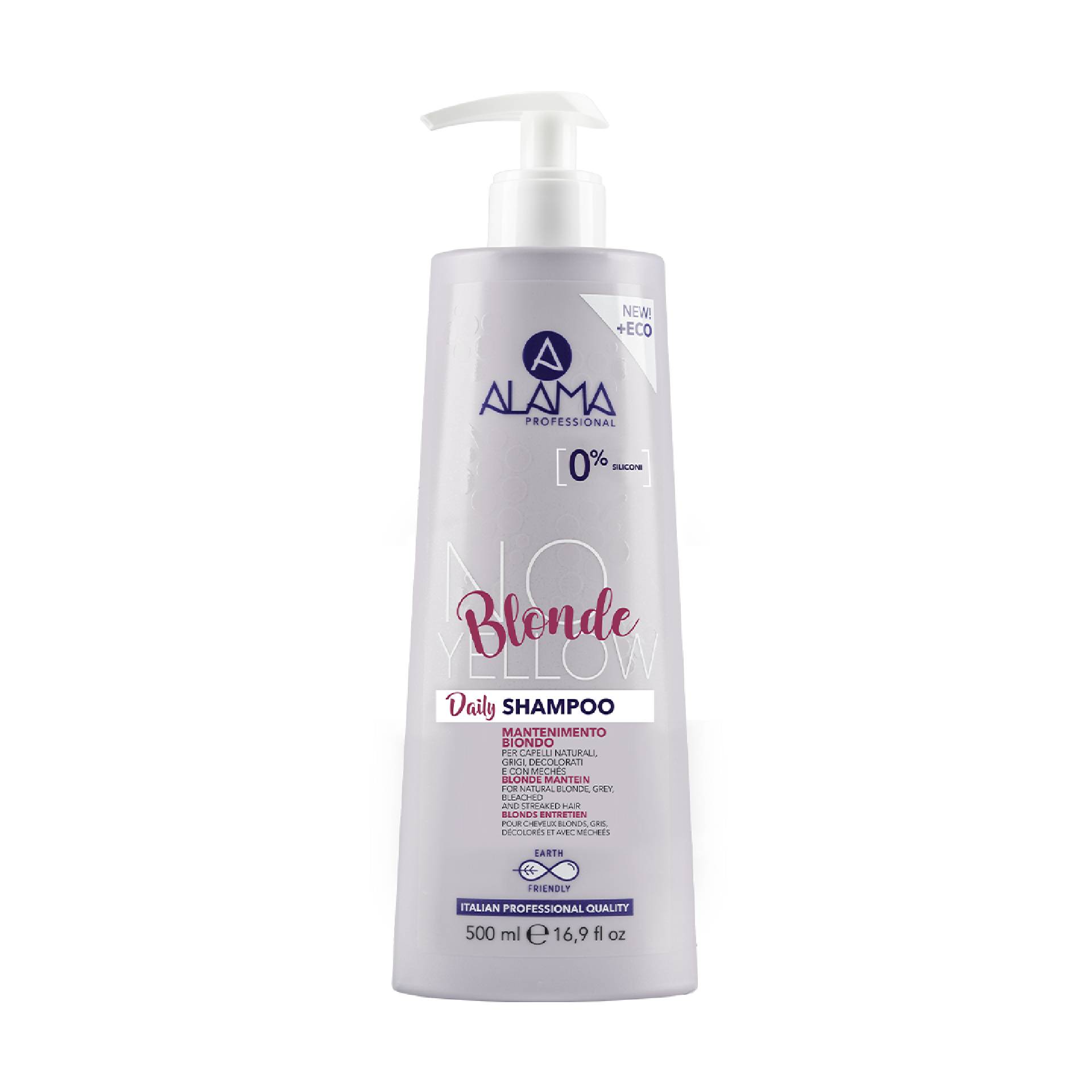 Alama No Yellow Daily Blonde Shampoo Antigiallo Mantenimento giornaliero 500ml