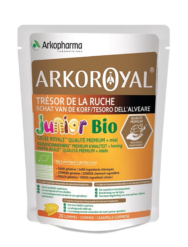 Arkoroyal Junior Pappa Reale Bio 20 Caramelle Gommose