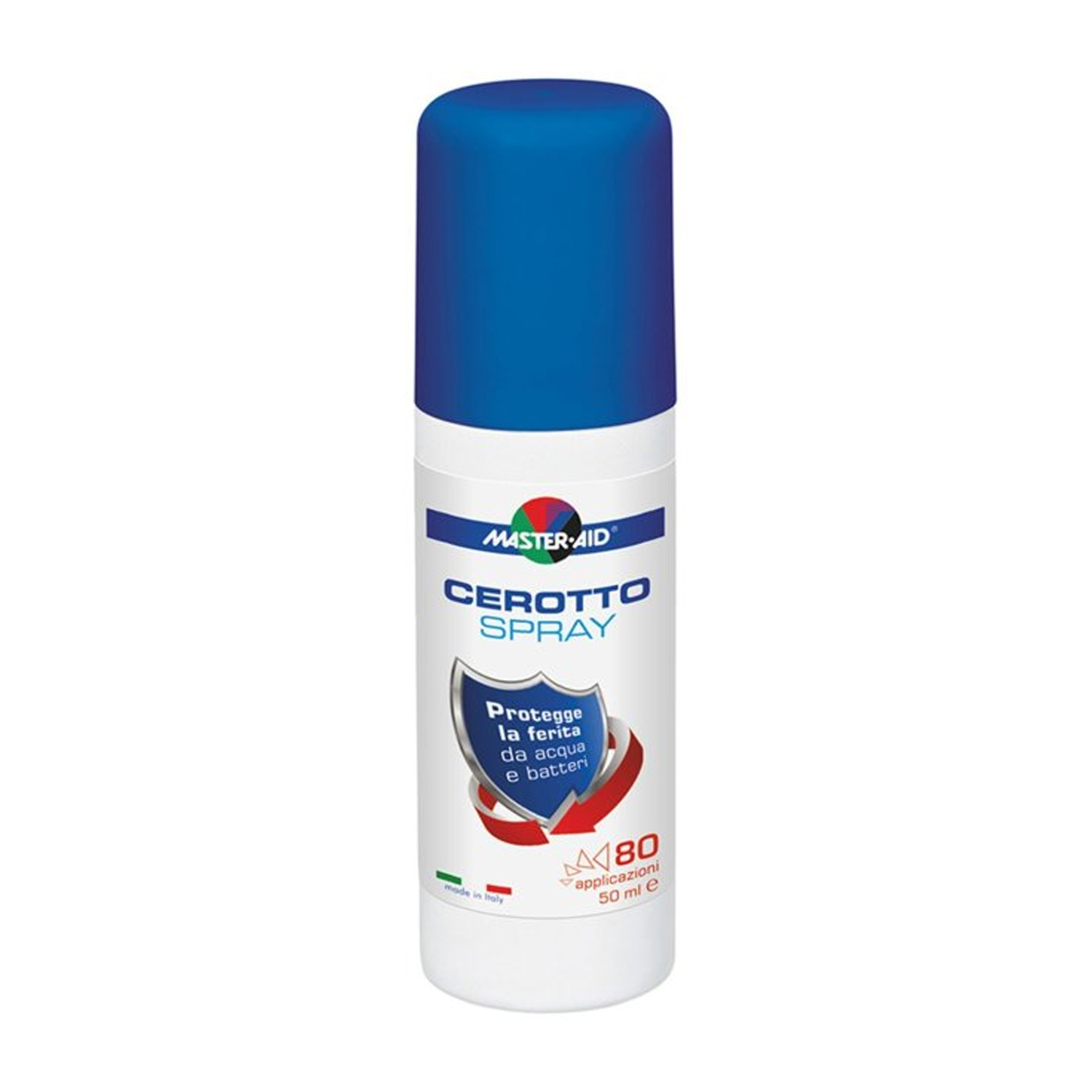 image - 904925955 - Cerotto Spray Master-aid, flacone da 50ml, forma una pellicola trasparente che protegge piccole ferite, escoriazioni e ustioni da sporco e batteri per almeno due giorni. - 7885712_2.jpg