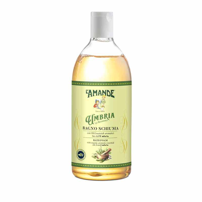 L'amande Bagno Schiuma Con Oli Essenziali Aromatici Bio Dell’umbria 500ml