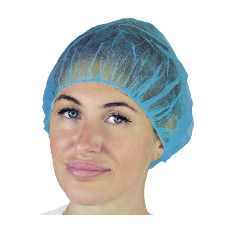 image - 961875768 - Cuffia monouso tonda in tessuto non tessuto di polipropilene con elastico circolare ipoallergizzante, diametro 53 cm, confezione da 100 pezzi. - 4869477_2.jpg
