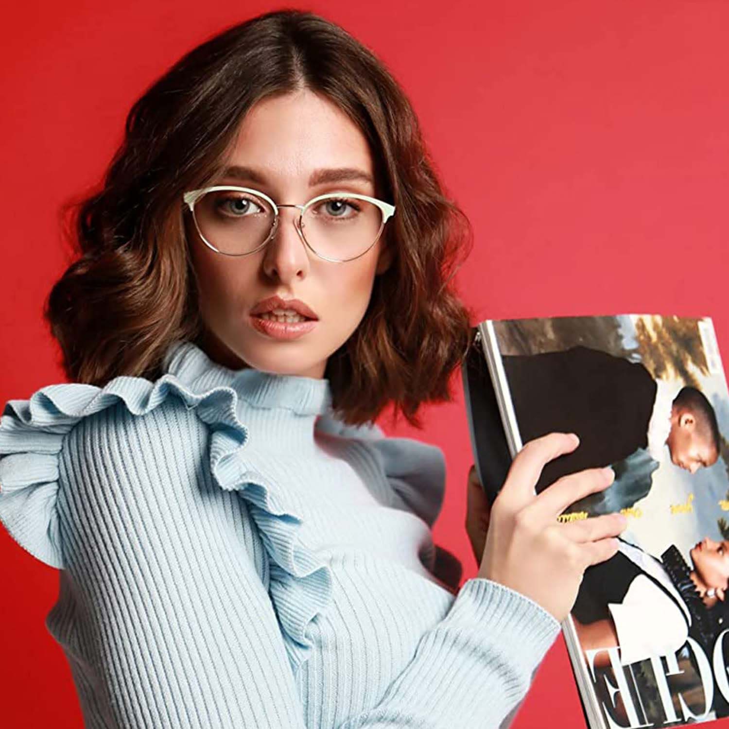 image - 943346243 - Contacta Elle Occhiale Lettura Colore Rosa Diottria +3,00 - 4725893_4.jpg