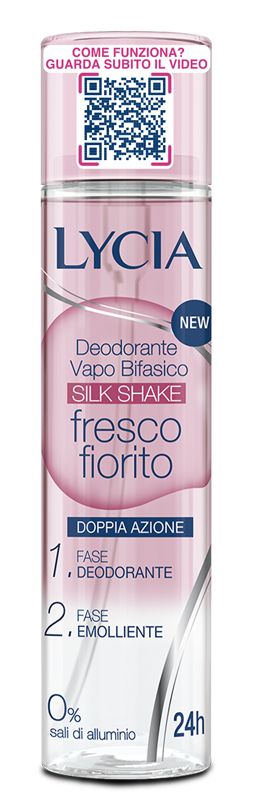 Lycia Deodorante Vapo Bifasico Silk Shake Fresco Fiorito 100ml