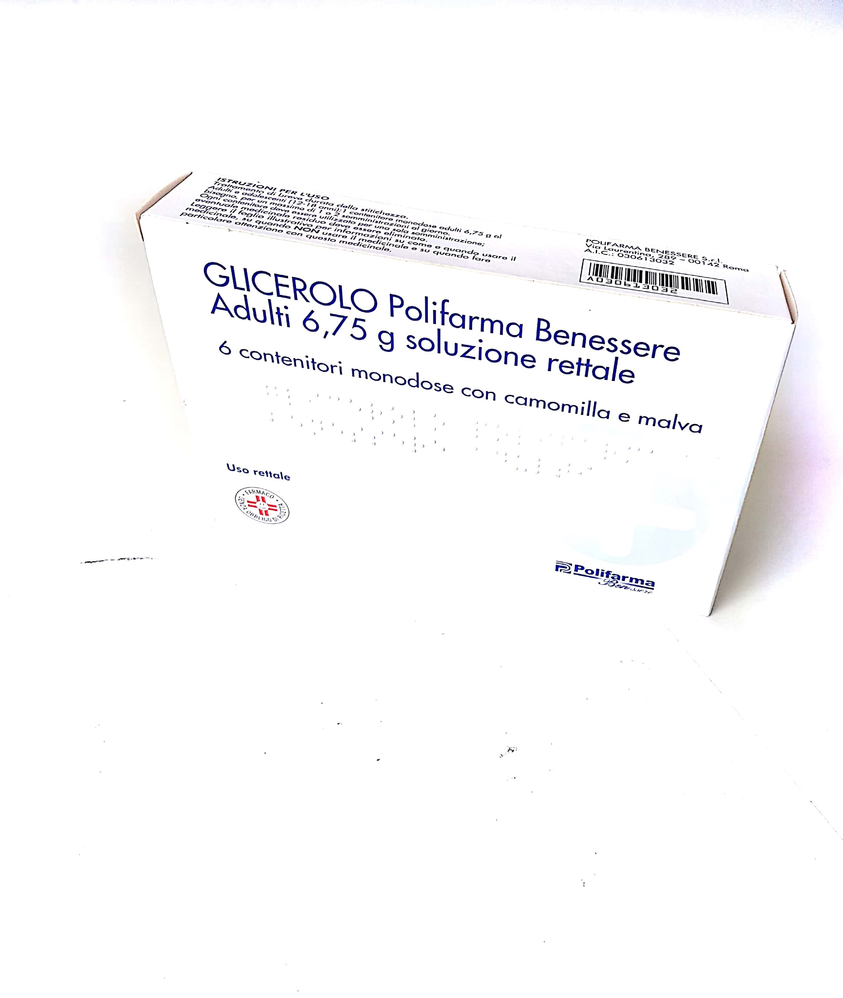 Glicerolo Polifarma Benessere 6 Contenitori 6.75g