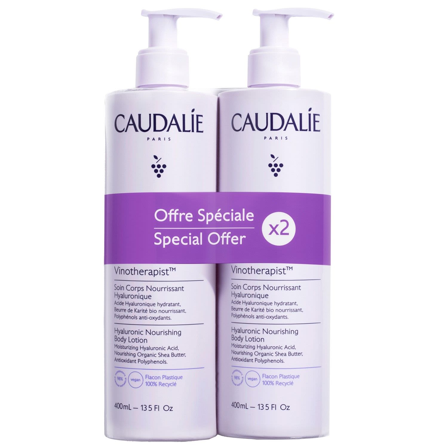 985625437 - Caudalie Vinotherapist Duo Trattamento Corpo Acido Ialuronico Nutriente 2x400ml - 4710616_1.jpg