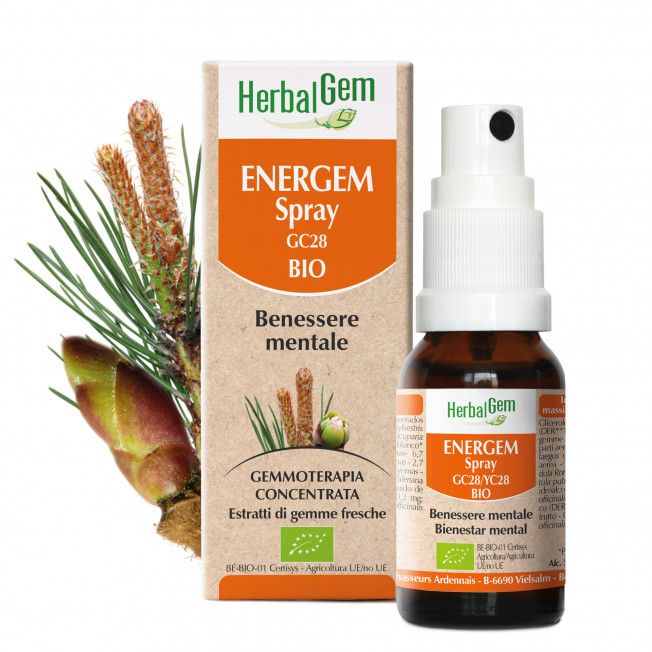 Herbalgem Energem Spray Benessere Mentale 10ml