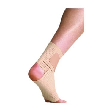 image - 927147696 - Supporto avvolgente per caviglia Thermoskin, fascia regolabile con velcro per adattare la compressione a livello mediale o laterale, indicato per disturbi alla caviglia. - 4875143_2.jpg