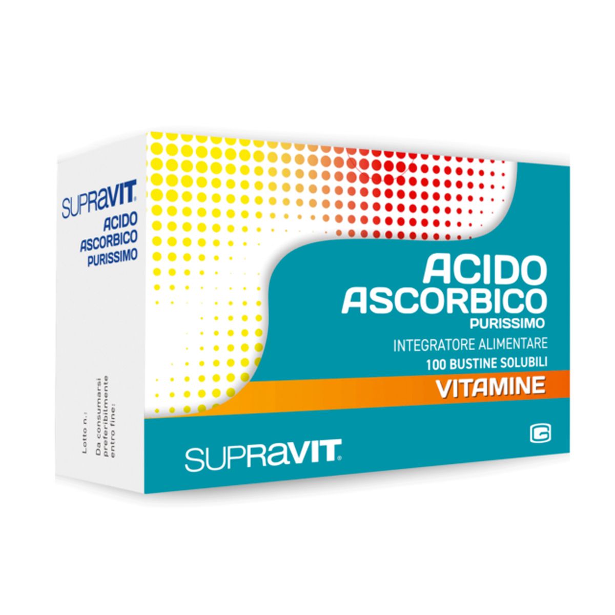 Supravit Acido Ascorbico Integratore immunostimolante 100 Bustine