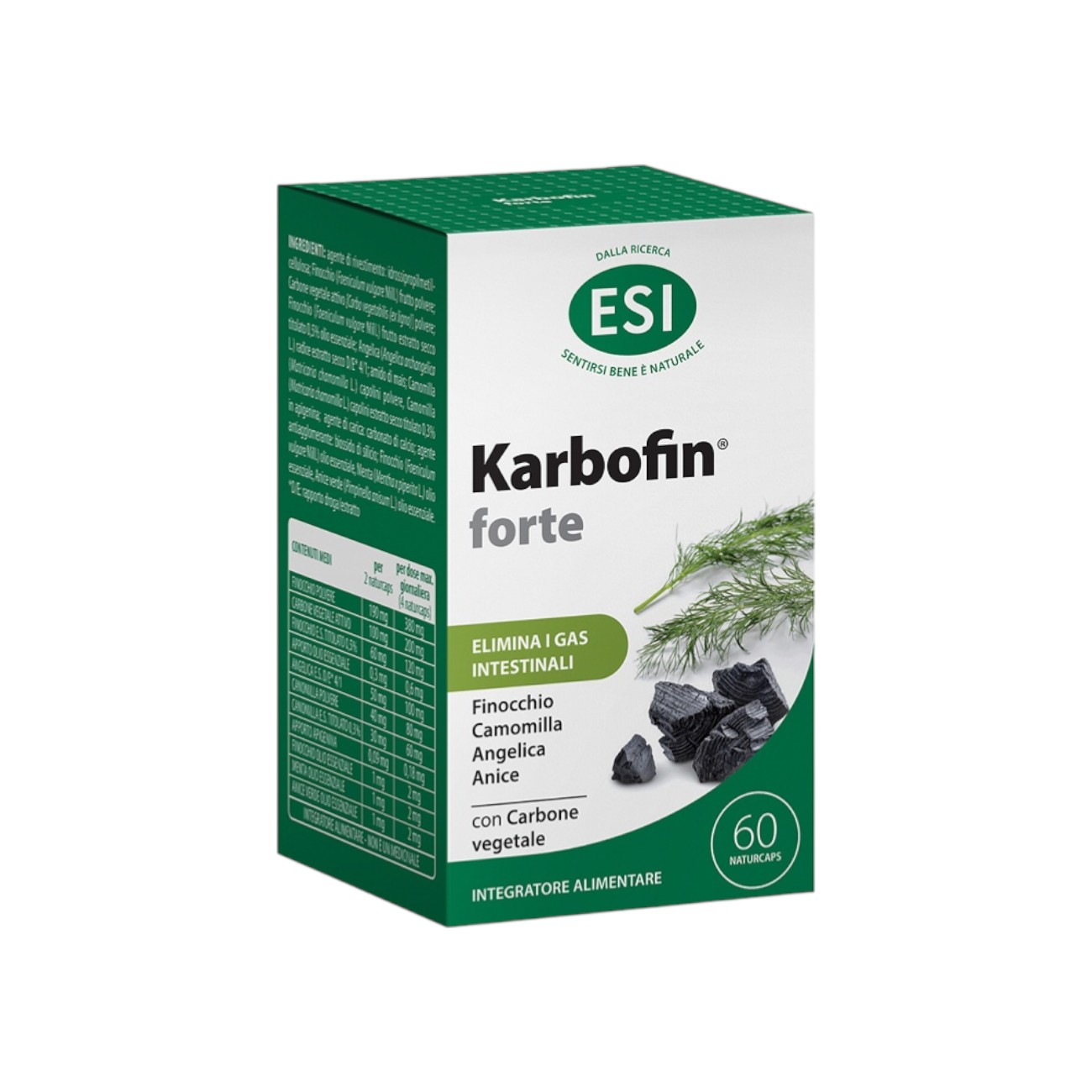 image - 950984904 - Integratore alimentare in naturcaps con carbone vegetale e piante come finocchio e camomilla, utile per favorire la digestione e ridurre il gonfiore. - 4876601_2.jpg