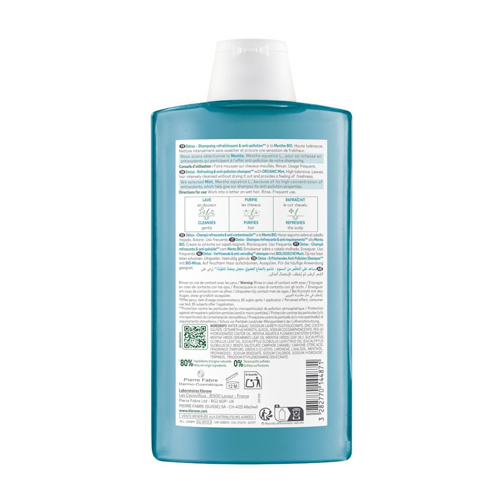 image - 981391067 - KLORANE SHAMPOO ALLA MENTA ACQUATICA 400 ML - 4707959_4.jpg
