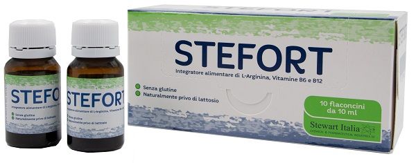 Stefort Soluzione Orale Integratore L-arginina 10 Flaconcini