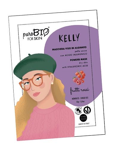 Purobio For Skin Kelly Maschera Viso Frutti Rossi 10ml