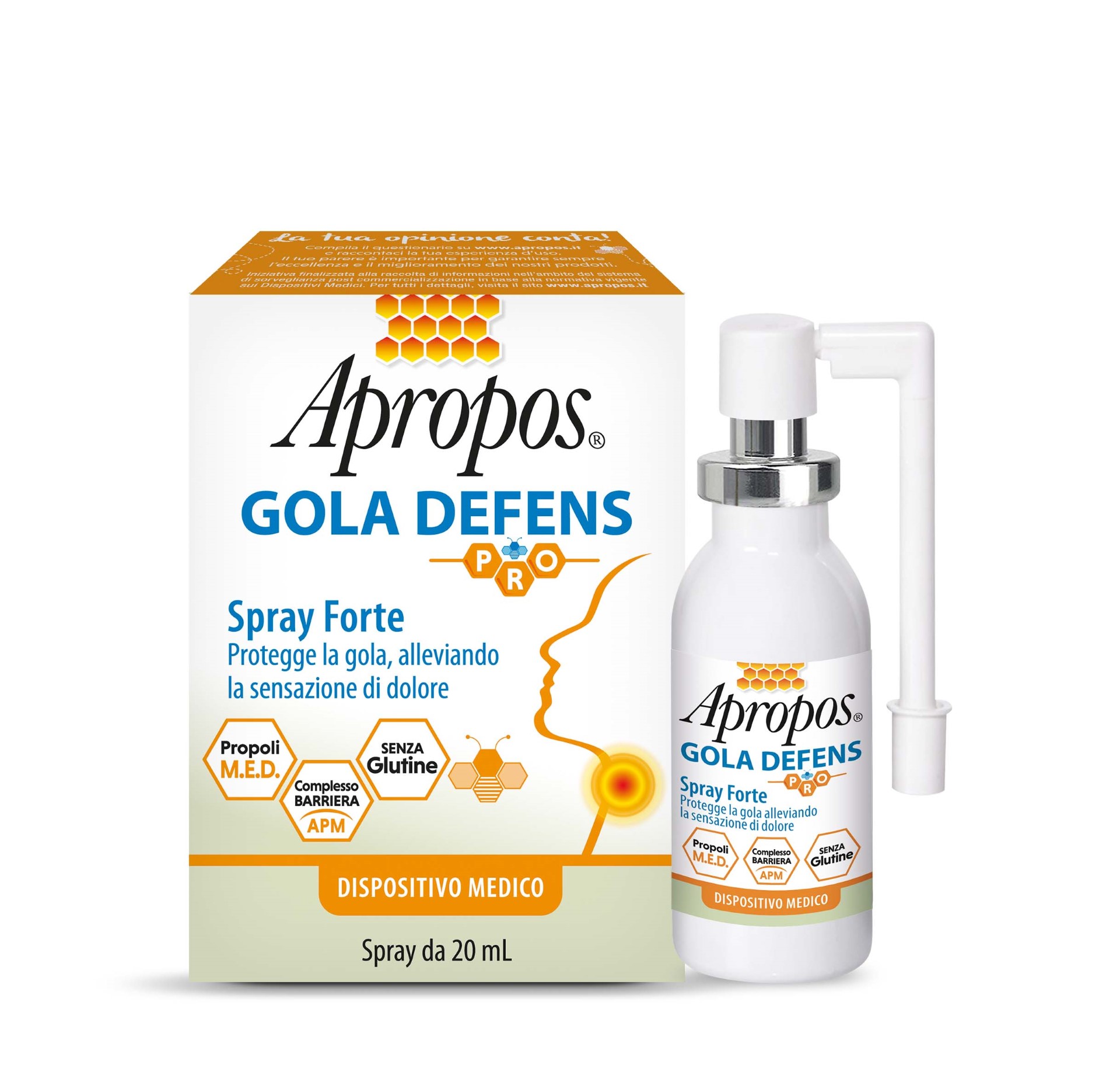 Apropos Gola Defens Spray Forte Integratore Gola 20ml