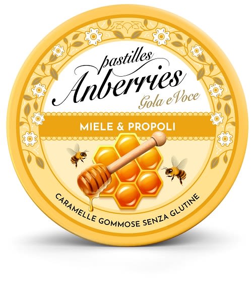 image - 986737260 - Caramelle gommose al miele e propoli per il benessere della gola e della voce, confezione da 50 g. - 4868108_1.jpg