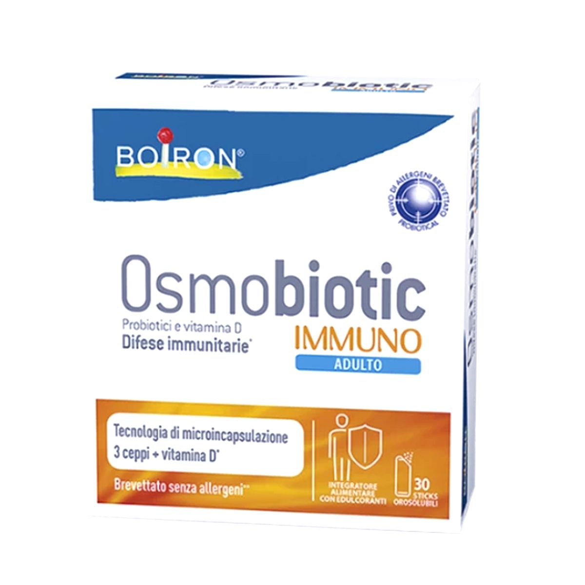 Boiron Osmobiotic Immuno Adulto Integratore immunostimolante 30 Stick