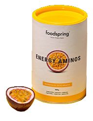 Foodspring Energy Aminos Maracuja Integratore Pre-workout 400g