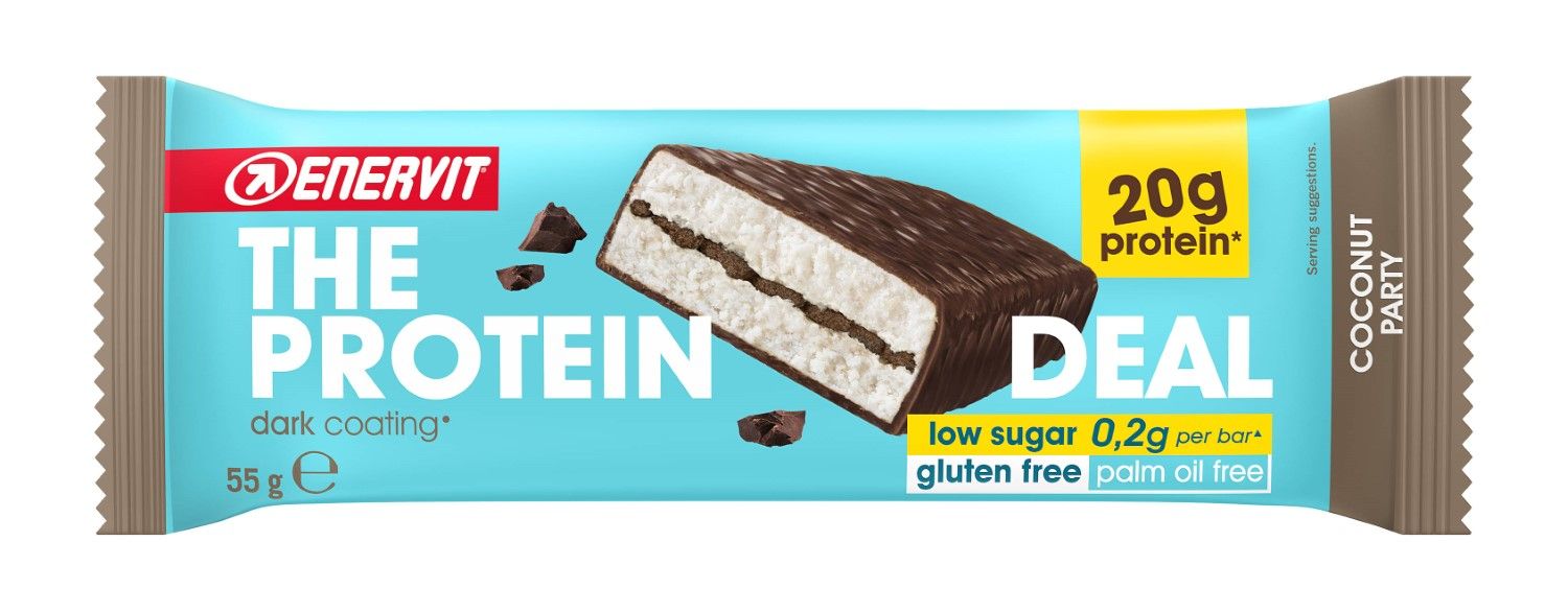 Enervit The Protein Deal Bar Barretta energetica Gusto Coconut Party 55g