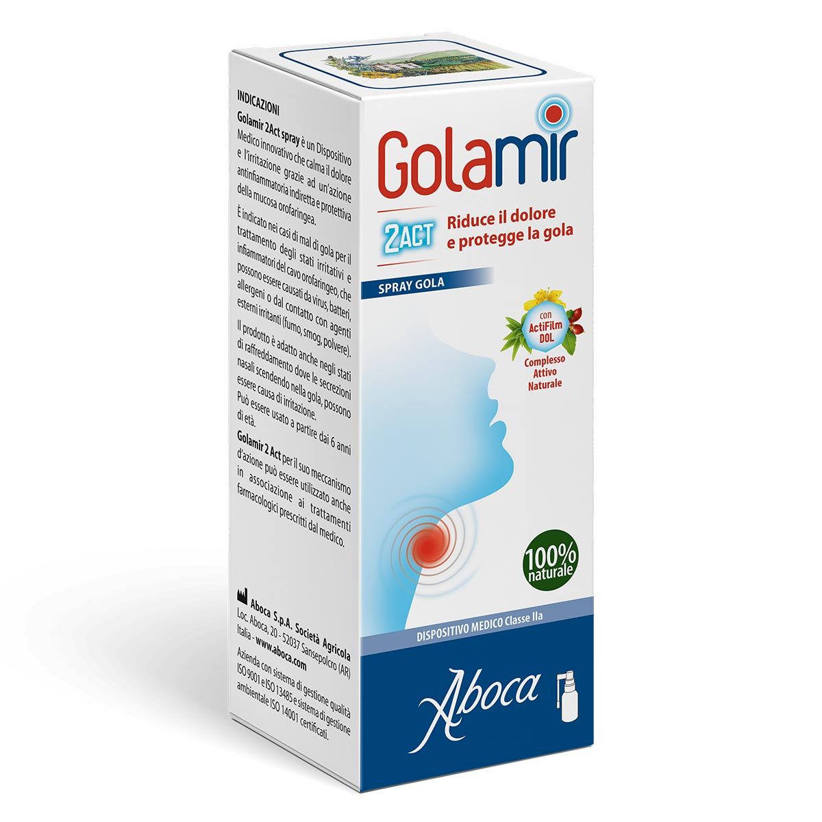 Aboca Golamir 2 Act Spray Gola 30ml