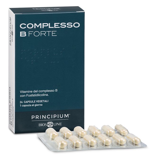 Bios Line Principium Complesso B Forte Integratore Sistema Nervoso 24 Capsule