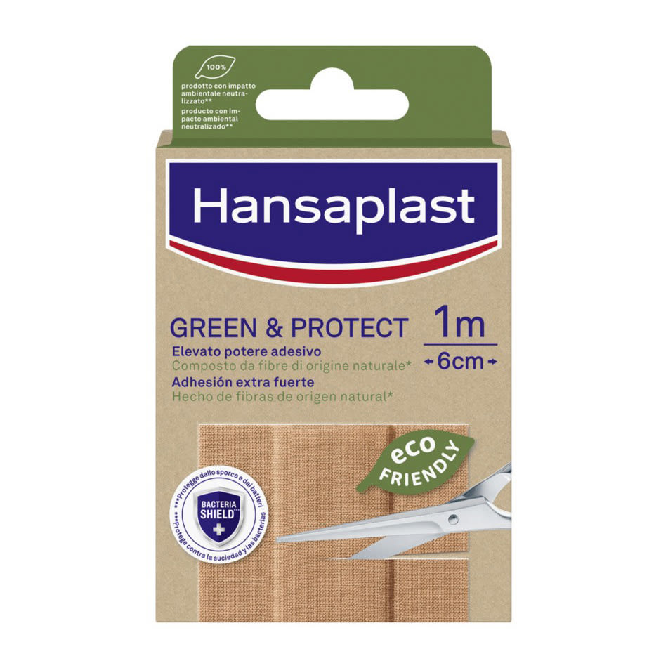 983664487 - CEROTTO HANSAPLAST IN STRISCIA GREEN&PROTECT M 1X6 CM 10 PEZZI - 4739958_3.jpg