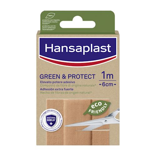 983664487 - CEROTTO HANSAPLAST IN STRISCIA GREEN&PROTECT M 1X6 CM 10 PEZZI - 4739958_3.jpg