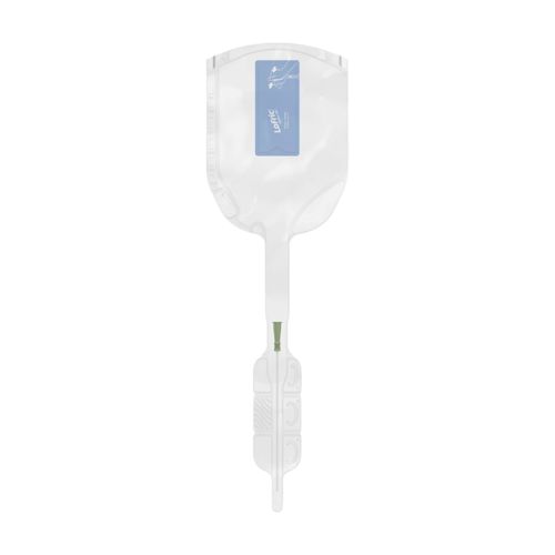 image - 980781443 - Catetere urinario monouso autolubrificante idrofilo con sacca integrata, lubrificato tramite polivinilpirrolidone e soluzione salina sterile, per uso femminile, misura CH12, lunghezza 20 cm, confezione da 30 pezzi. - 4876361_2.jpg