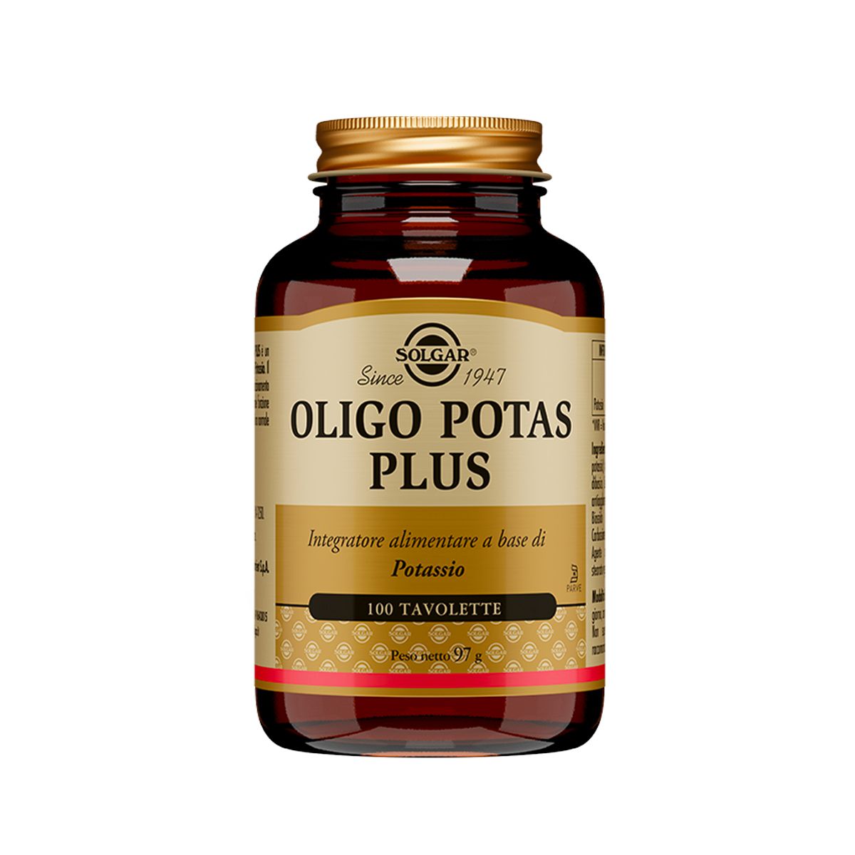 Solgar Oligo Potas Plus Integratore Polivalente 100 Tavolette