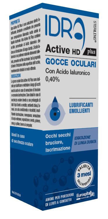 Sterilens Idra Active Hd Plus Gocce occhi Acido Ialuronico 10ml