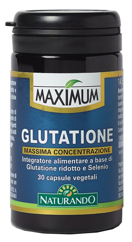 Naturando Maximum Glutatione Integratore Anti ossidante 30 Capsule