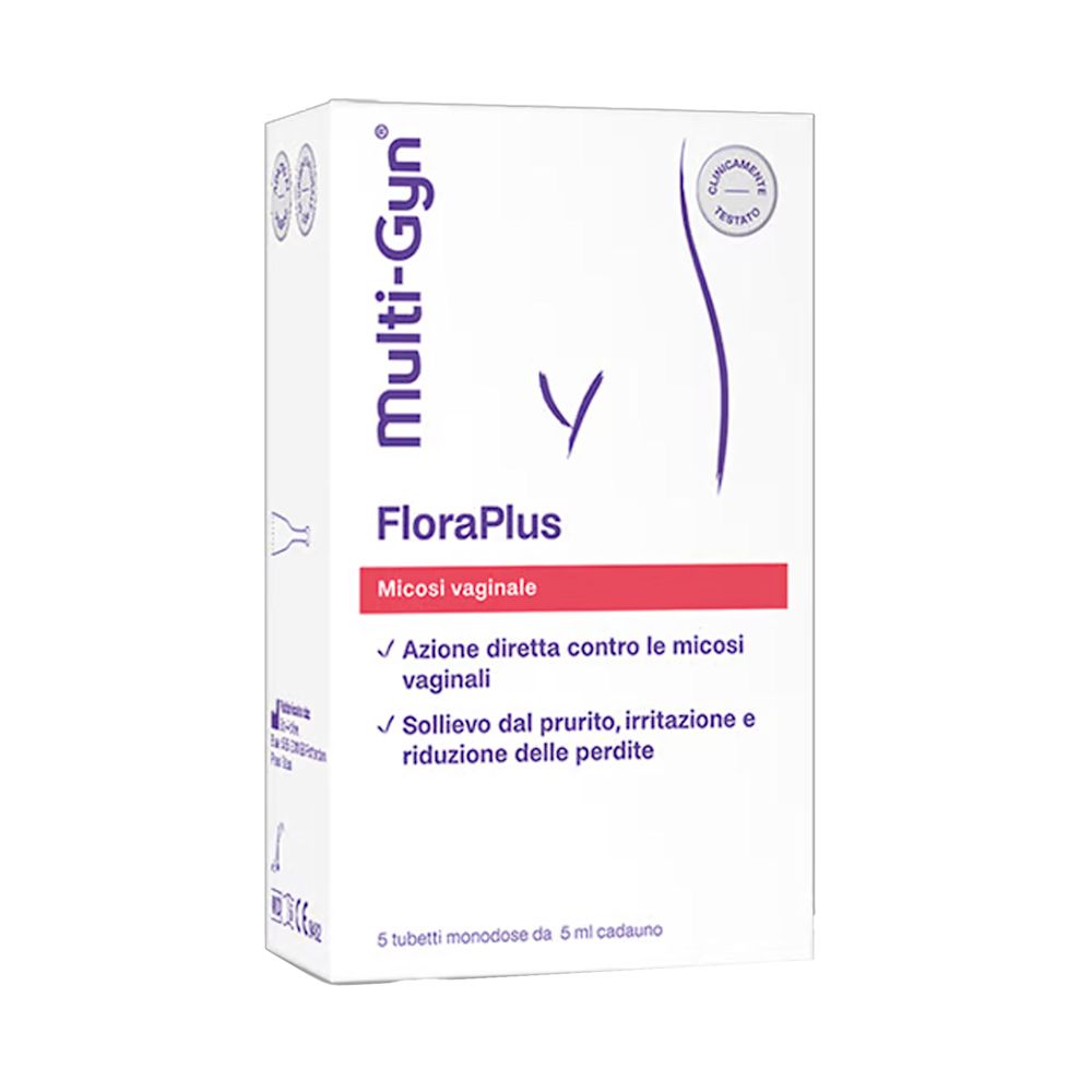 image - 924262912 - FLORAPLUS MULTI-GYN CANDIDOSI VAGINALE 5 TUBETTI X 5 ML - 7882736_1.jpg
