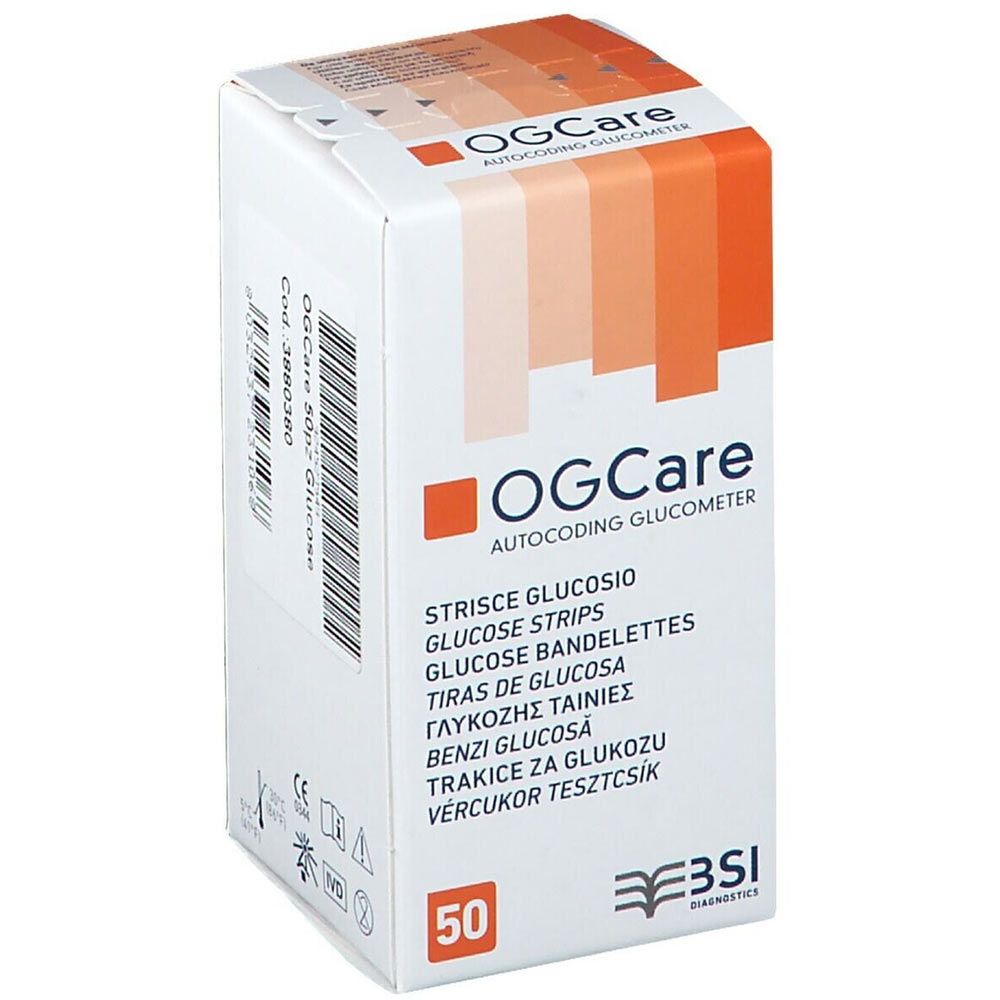 Og Care Strisce Glicemia 50 Pezzi