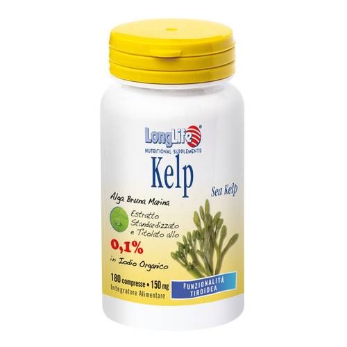 903069514 - Longlife Kelp Alga Bruna Integratore multivitaminico 180 Compresse - 4713991_3.jpg
